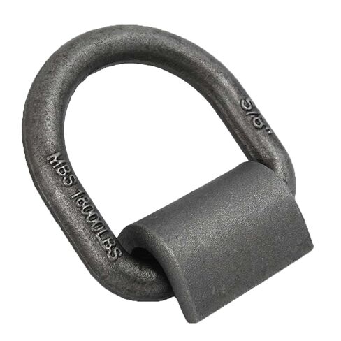 Weldable D-Ring, High-Strength Lifting Point, Heavy-Duty Strength Ring, Lateral Ring Weld-on Flip Anchor for Trailer, Truck Cargo, RV, Farm Applications and More. (3/8 Inch) in Kuwait