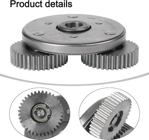 36 Tooth 47.5mm Planetary Gear and 88mm Clutch Assembly for 500W-750W Motors, All Steel, 3 Sets in Kuwait