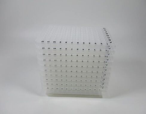10 قطعة مستهلكات تجريبية 96-Well شبه تنورة PCR لوحة PCR-96M2-HS-C in Kuwait