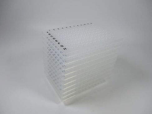 10 قطعة مستهلكات تجريبية 96-Well شبه تنورة PCR لوحة PCR-96M2-HS-C in Kuwait
