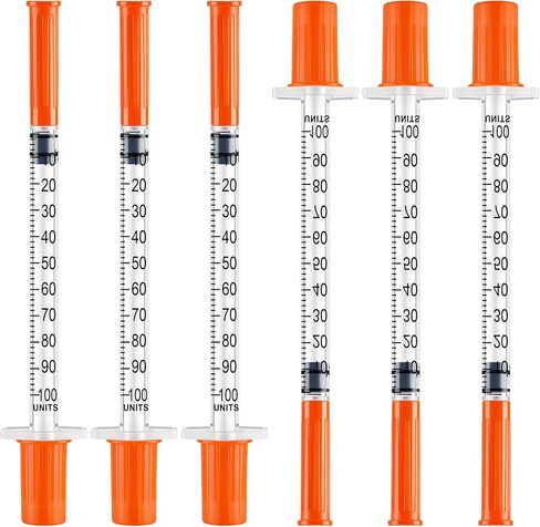 100 Pack 1ml/cc 30G 1/2"(13mm), U-100, Individually Wrapped in Kuwait