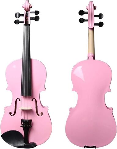 Full-size violin, children's violin, adult string instrument, violin, pink (1/2) in Kuwait