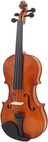 Violin solid wood acoustic natural color violin case in Saudi Arabia