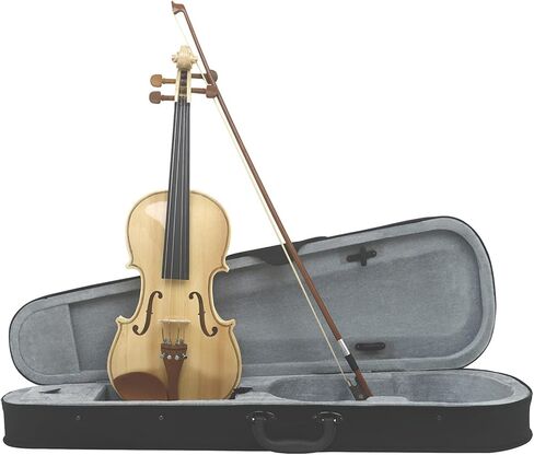 Spruce solid wood students, children, beginners, adults, playing violin, wood color (3/4) in Kuwait