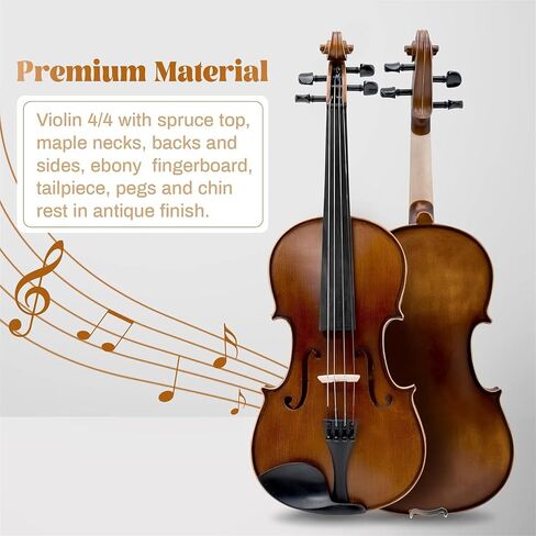 Beginner's full set of violin brown (1/2) in Saudi Arabia