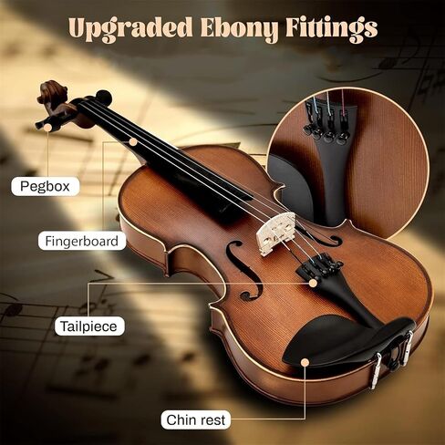 Beginner's full set of violin brown (1/2) in Saudi Arabia