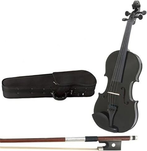 Beginner violin acoustic violin; Violin set black in Saudi Arabia