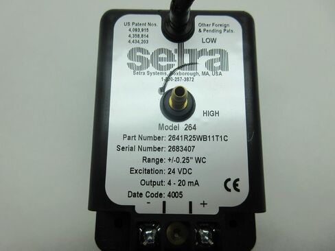 SETRA 2641R25WB11T1C موديل 264 محول الضغط التفاضلي 24V-DC D602370 in Kuwait