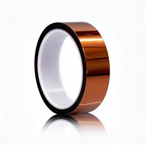 Heat Transfer PI HighTemperature Tape, 260°C High Temperature No Residue Polyimide Adhesive Tape for Thermal Transfer & SMT Industrial Use (2Rolls*15MM*33M) in Saudi Arabia