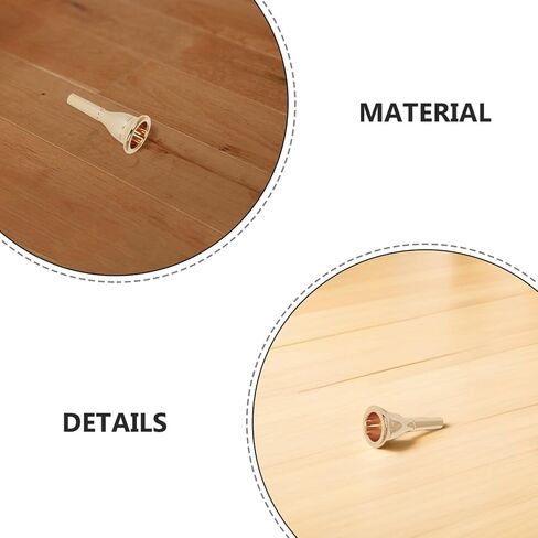 BESPORTBLE Delicate Brass Tuba Mouthpiece 13.3mm Cnc Plated Gold Tuba Replacement Accessory for Brass Instruments Suitable for Beginner and Professional Players in Kuwait