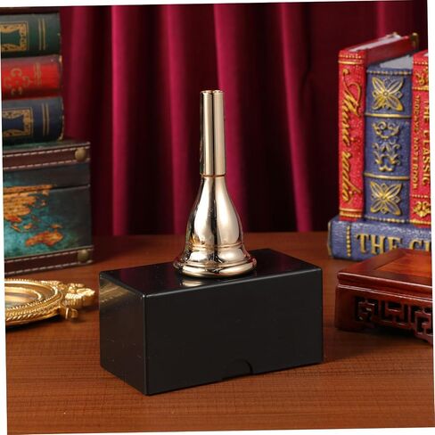 BESPORTBLE Delicate Brass Tuba Mouthpiece 13.3mm Cnc Plated Gold Tuba Replacement Accessory for Brass Instruments Suitable for Beginner and Professional Players in Kuwait
