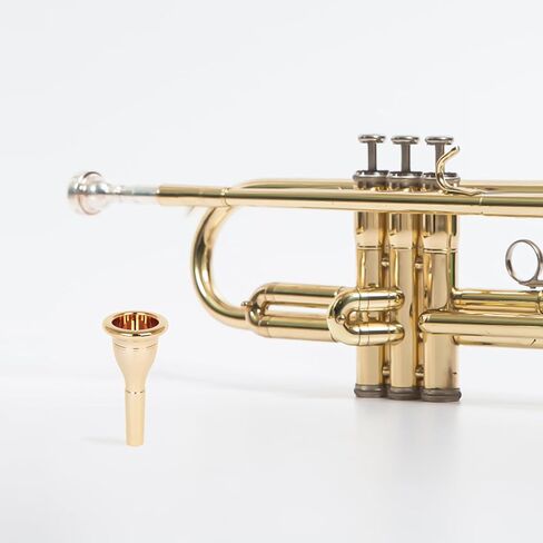 BESPORTBLE Delicate Brass Tuba Mouthpiece 13.3mm Cnc Plated Gold Tuba Replacement Accessory for Brass Instruments Suitable for Beginner and Professional Players in Kuwait