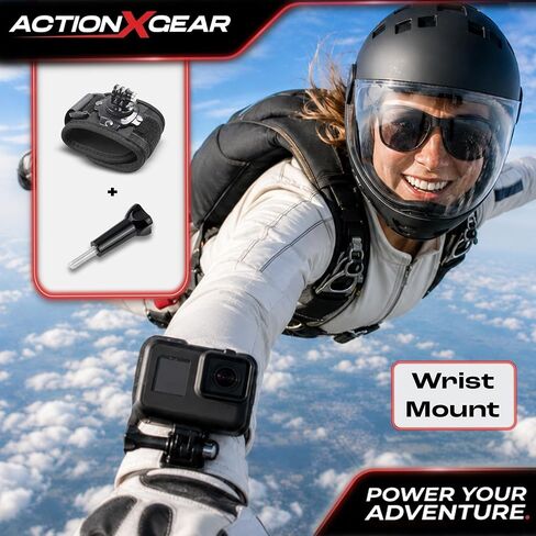 GoPro Mission 1 PRO Action Camera with 1-Inch Sensor, 8K60 Video, 50MP Photos, Waterproof Design, Low-Light Performance Camera (CHDHW-011-MY) + 64GB Card + 120-in-1 Accessory Kit (128pc Bundle) in Kuwait