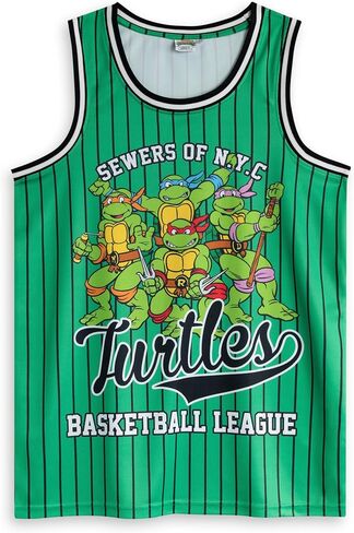 Teenage Mutant Ninja Turtles Mens Green Basketball Set | 2 Piece Turtles Basketball League Outfit | Sports Apparel in Kuwait