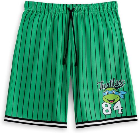 Teenage Mutant Ninja Turtles Mens Green Basketball Set | 2 Piece Turtles Basketball League Outfit | Sports Apparel in Kuwait