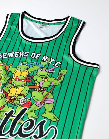 Teenage Mutant Ninja Turtles Mens Green Basketball Set | 2 Piece Turtles Basketball League Outfit | Sports Apparel in Kuwait