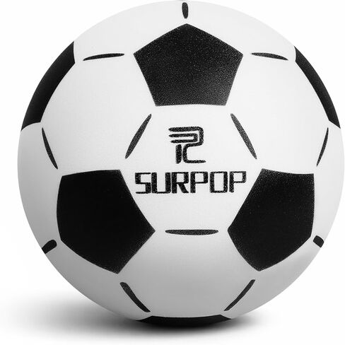 كرة قدم Surpop Silent Soccer مقاس 5 - إسفنجية، مراوغة داخلية هادئة، لعب بدون صوت للتدريب المنزلي in Kuwait