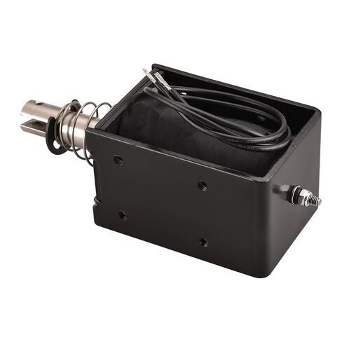 Heschen Solenoid Electromagnet, HS-1683B, DC12V 8.9A, 25mm Stroke, Force 80N, Push Pull Type, Open Frame, Linear Motion in Kuwait