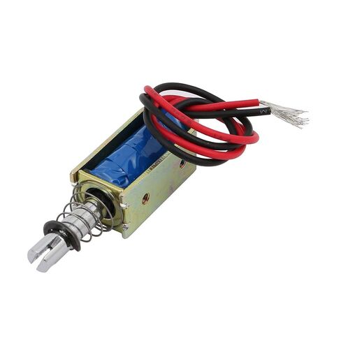 uxcell DC6V 300mA 10mm Stroke 5N Force Push Pull Type Frame DC Solenoid Electromagnet Magnet JF-0530B in Kuwait