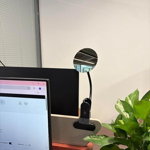 3.54-inch Clip-On Security Mirror Convex Partition Mirror for Personal Safety and Security Desktop Rearview Monitor, Suitable for Offices and Warehouses in Kuwait