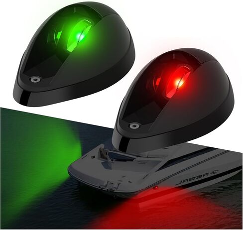 Boat Navigation Lights Side Mount, Red and Green Bow Lights for Boats LED Waterproof IP67, Marine Navigation Boat Light for Pontoon, Fishing, Bass & Jon Boats in Kuwait