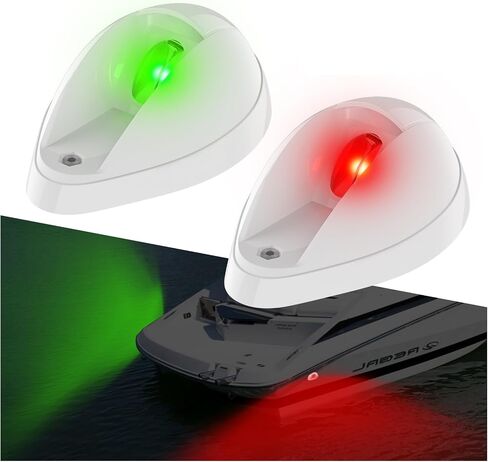 Boat Navigation Lights Side Mount, Red and Green Bow Lights for Boats LED Waterproof IP67, Marine Navigation Boat Light for Pontoon, Fishing, Bass & Jon Boats in Kuwait