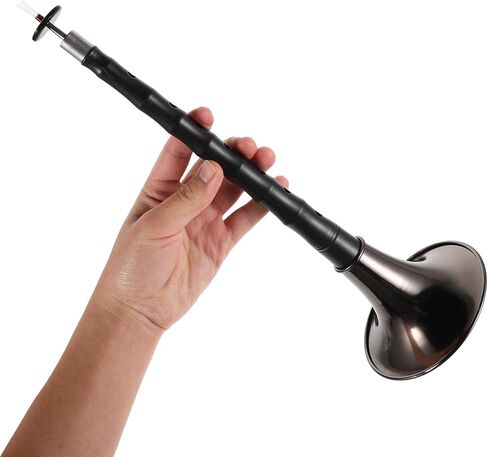 Traditional Suona Wind Instrument in D Key with Silver Plated Bell High-strength Corrosion and Crack Resistant Easy-to-play Chinese Folk Horn for Random Color in Kuwait