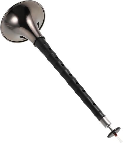 BESTonZON Traditional Suona D Key Wind Instrument Resin Imitation Ebony with Silver-plated Bell High-strength Anti-corrosion Portable Folk Music Instrument for Learning and Random Color in Kuwait