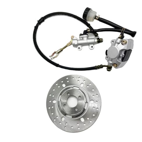 مجموعة أسطوانة الفرامل الرئيسية الهيدروليكية الخلفية مع لوحة فرامل قرصية للدراجات 50cc-200cc، وعربات التسوق، والعربات، والمركبات ATV in Kuwait