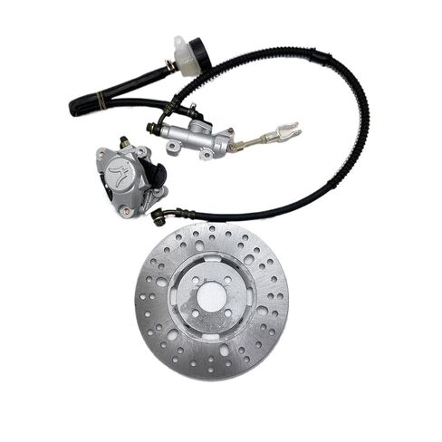 مجموعة أسطوانة الفرامل الرئيسية الهيدروليكية الخلفية مع لوحة فرامل قرصية للدراجات 50cc-200cc، وعربات التسوق، والعربات، والمركبات ATV in Kuwait