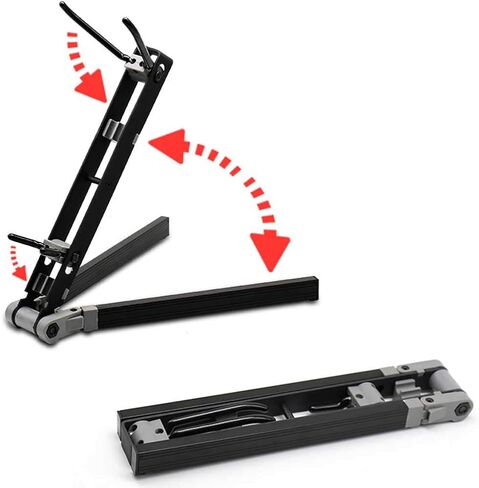 Universal Saxophone Stand Adjustable and Foldable for Alto Saxophone Display in Studio - Metal and Rubber in Kuwait