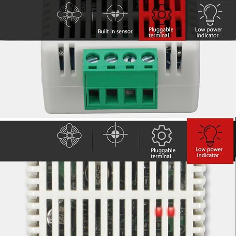 TH300R SHT31 DIN Rail Temperature Humidity Transmitter Module RS485 DC12V in Kuwait