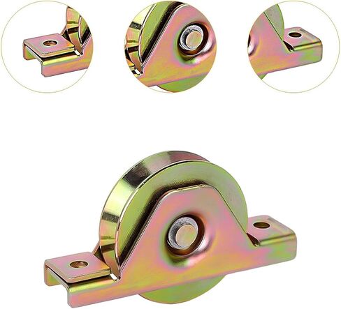 V Groove Wheel Caster for Sliding Gate with Easy Setup for Industrial Rail, Colorful 80mm in Kuwait