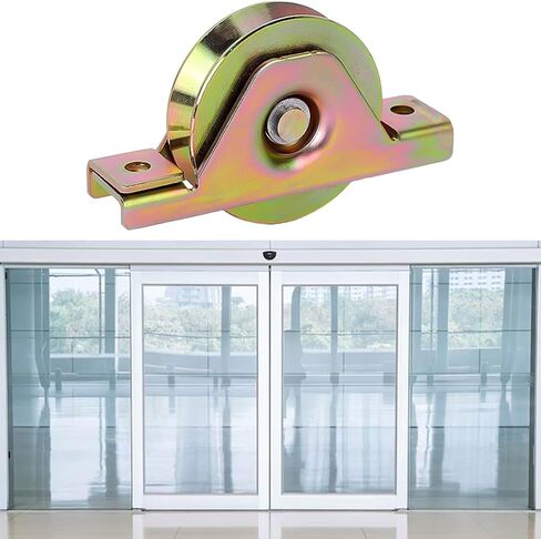 V Groove Wheel Caster for Sliding Gate with Easy Setup for Industrial Rail, Colorful 80mm in Kuwait