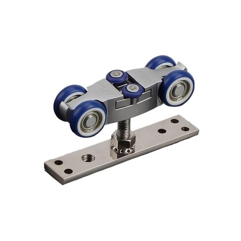 Folding Door Hanging Wheel Wooden Door Pulley Fittings Partition Door Sliding Door Sliding Rail Lifting Rail Hinge Full Set(A Single Pack) in Kuwait