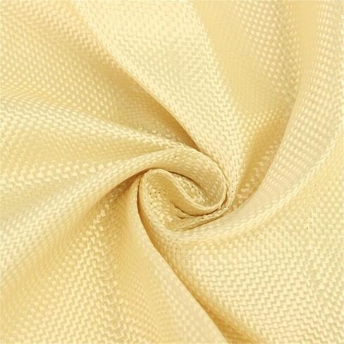XLJP 1Pc Yellow Kevlar Fabric 100 * 30cm 200gsm Fabric Woven Aramid Fiber Cloth Plain 100cm/39.4'' Width Yellow Color in Kuwait