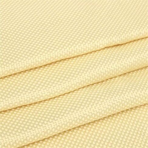 XLJP 1Pc Yellow Kevlar Fabric 100 * 30cm 200gsm Fabric Woven Aramid Fiber Cloth Plain 100cm/39.4'' Width Yellow Color in Kuwait