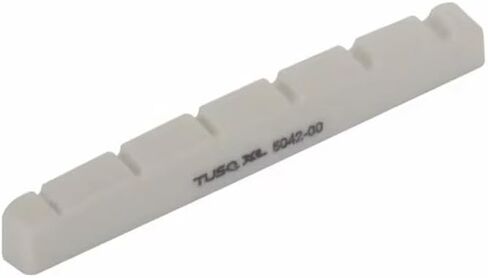 Graph Tech PQ-5042-00: صامولة جيتار عاجية 42 مم مشقوقة مسبقًا ذاتية التشحيم - استبدال صواميل TUSQ XL لنمط الحاجز، جيتار كهربائي مسطح من 6 أوتار in Kuwait