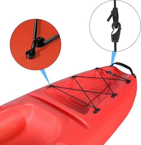 Kayak Tie Down Loops with Stainless Steel Rivets – Durable Tie-Down Loops & Anchors for Secure Rigging, Repair, and Customization in Saudi Arabia