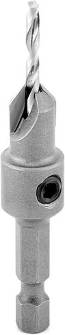 Amana Tool Carbide Tipped 82 Degree Countersink Drill Bit, 55264, 3/8 D x 49 Deg x 1/4 Quick Release Hex Shank for Wood Screw 8 in Saudi Arabia