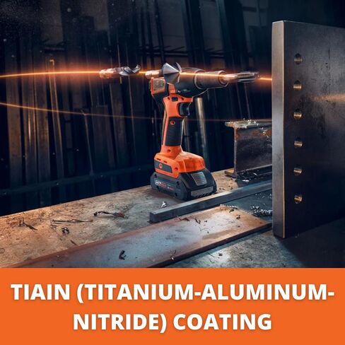 Fein Vario Tapper Countersink - 1" - High-Speed, Durable Titanium Coating - TiAIN (Titanium-Aluminum-Nitride) Coating - 63901087010 in Saudi Arabia