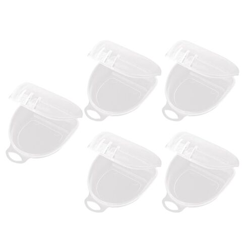 Tofficu 5pcs Denture Storage Boxes for Braces and Dentures, Portable Pp Tooth Guard Containers, Easy to Carry and Keep Braces Safe and Clean, for Travel and Business Use in Kuwait