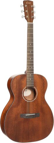 Cort L60MOP Luce 60 Mahogany OM Solid Top Acoustic Guitar, Open Pore in Saudi Arabia