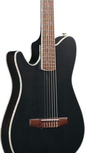 Ibanez TOD10N Tim Henson Signature Left-handed Nylon Acoustic-electric Guitar - Black in Saudi Arabia