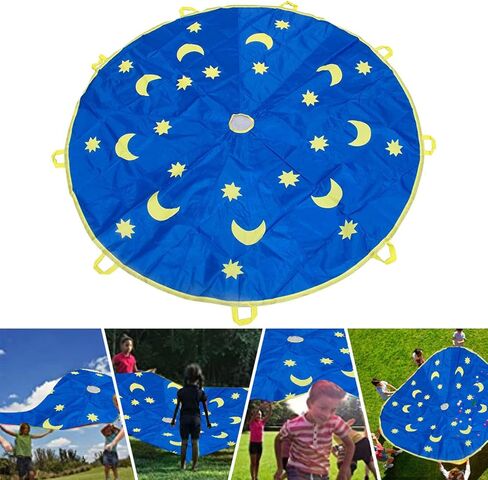 Outdoor Children's Sports Rainbow Umbrella Jumping Play Parachute for Child Confidence and Creativity Long Service Life in Kuwait