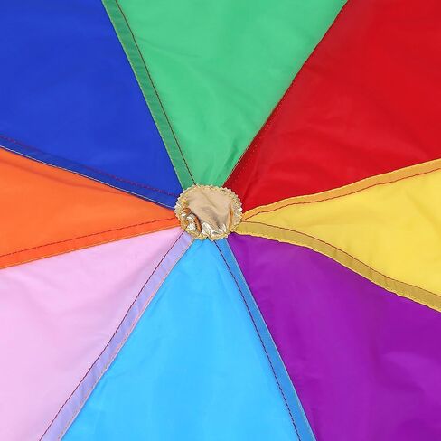 Durable Outdoor Play Parachute Toy 2m Diameter for Kids, 8 Handles Suitable for 6-8 Years Old Kids in Kuwait