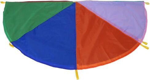 Durable Outdoor Play Parachute Toy 2m Diameter for Kids, 8 Handles Suitable for 6-8 Years Old Kids in Kuwait