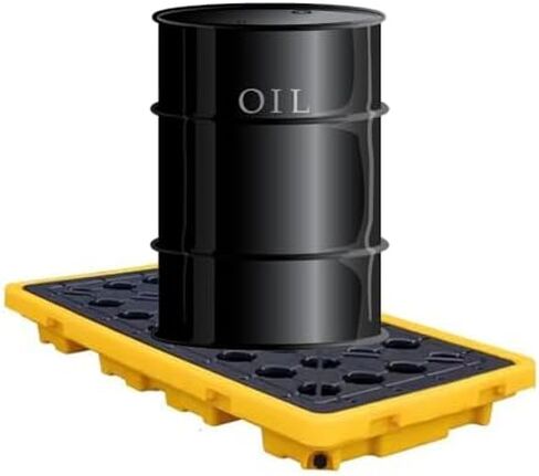 Spill Containment Pallet Tray Platform Oil Drum Drums Concrete Modular Drain Proof Tank polyethylene Profile Paint Bucket Garage Industrial,Heavy Duty Modular Spill Containment Platform, Lea in Kuwait