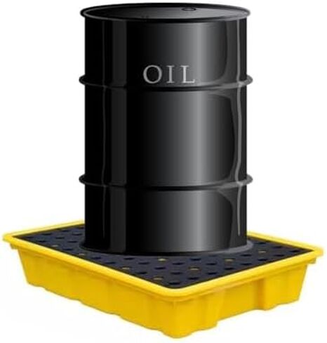 Spill Containment Pallet Tray Platform Oil Drum Drums Concrete Modular Drain Proof Tank polyethylene Profile Paint Bucket Garage Industrial,Heavy Duty Modular Spill Containment Platform, Lea in Kuwait