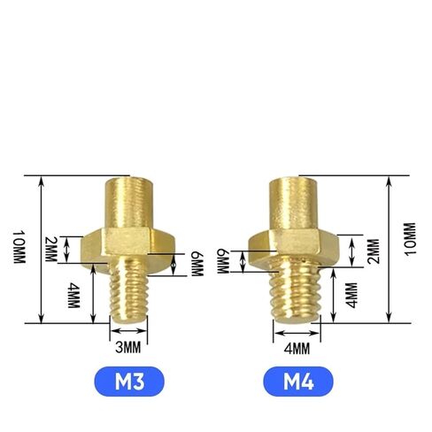 K/PT100 Type M3 M4 Copper Screw Thermocouple with 0.5/1/2M High Precision Waterproof PTFE Cable 3D Printer Temperature Sensor(K Type M3 1m) in Saudi Arabia